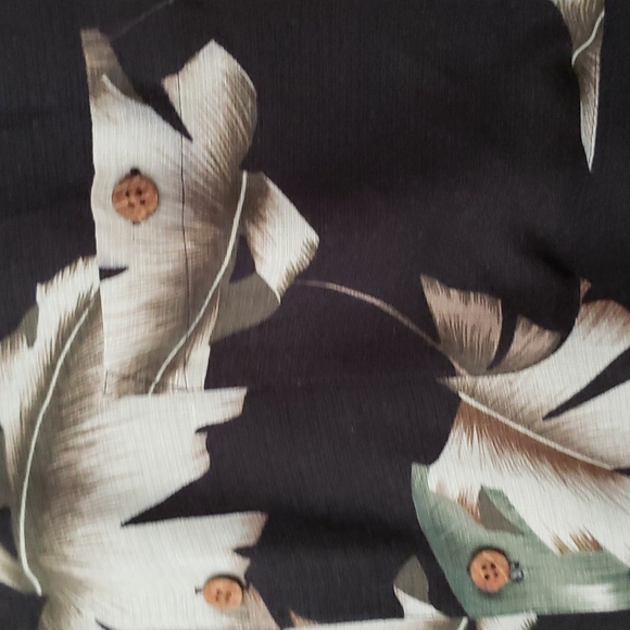 Caribbean Joe 100% Silk Hawaiian Shirt Size 2X GORGEOUS  Vacay ⛱  Pool Party - Picture 2 of 7